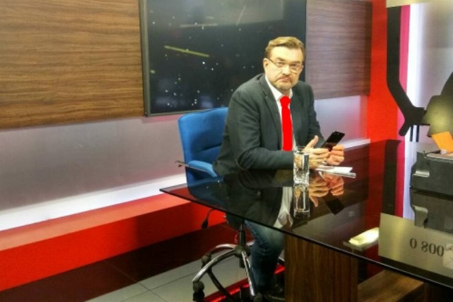 Евгений Киселев в студии канала «News One» Евгений Киселев в студии канала «News One»