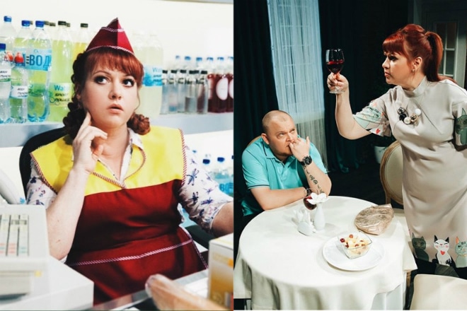 Ольга Картункова в шоу «Однажды в России» в 2018 году