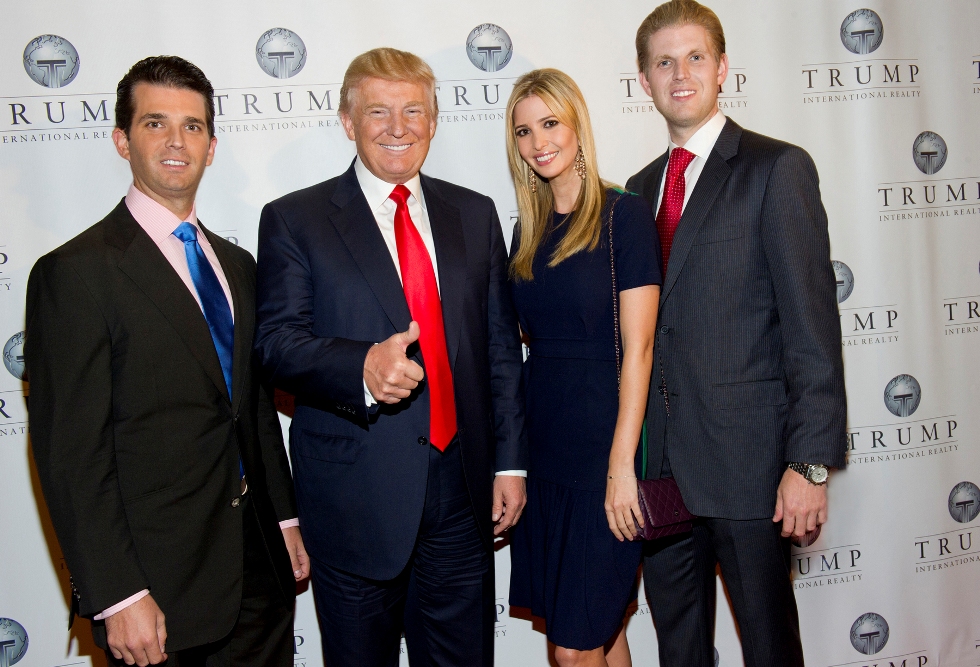 Дональд Трамп с детьми Дональд Трамп с детьми