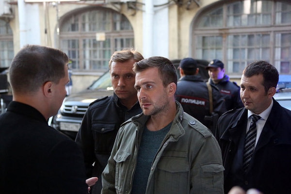 Антон Васильев в сериале "Невский" Антон Васильев в сериале "Невский"