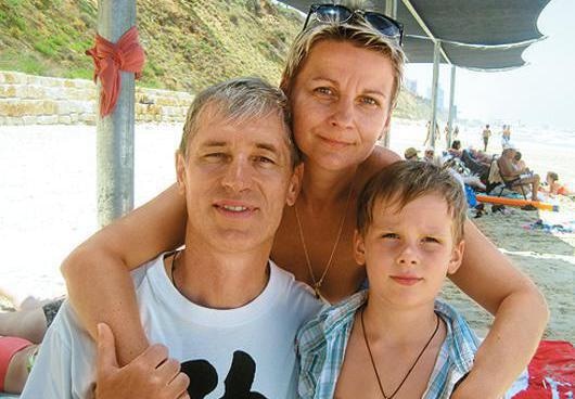 Сергей Варчук с сыном и женой Сергей Варчук с сыном и женой