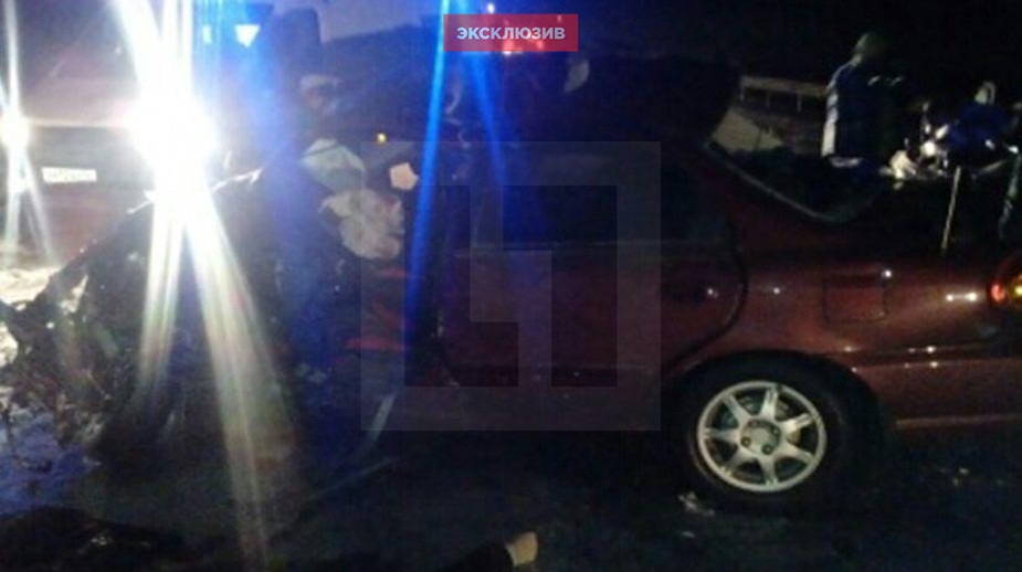 ДТП под Оренбургом - первые фото с места аварии ДТП под Оренбургом - первые фото с места аварии