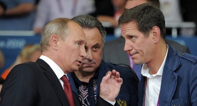 Александр Жуков и Владимир Путин Александр Жуков и Владимир Путин