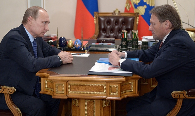Борис Титов и Владимир Путин Борис Титов и Владимир Путин