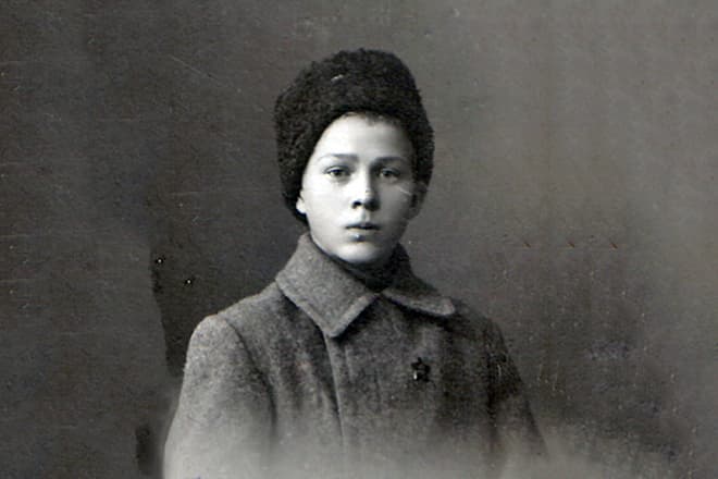 Аркадий Гайдар в детстве