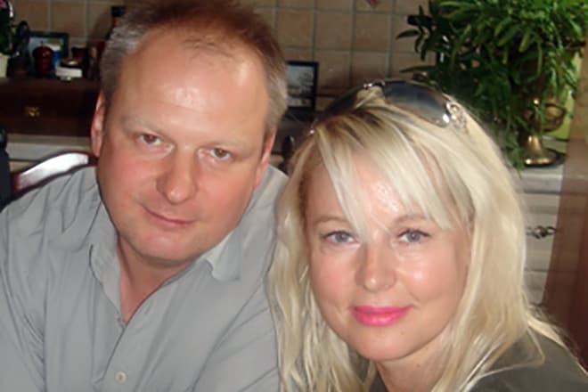 Елена Кондулайнен с мужем
