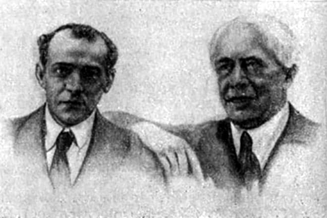 Евгений Вахтангов и Константин Станиславский