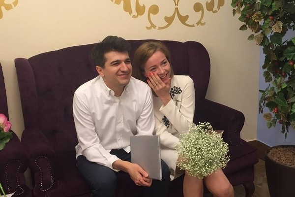 Актриса Софья Райзман с мужем Русланом Братовым Актриса Софья Райзман с мужем Русланом Братовым
