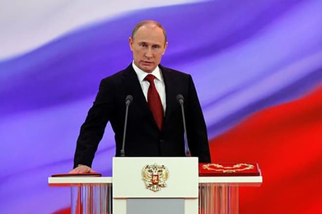 Владимир Путин на посту президента РФ