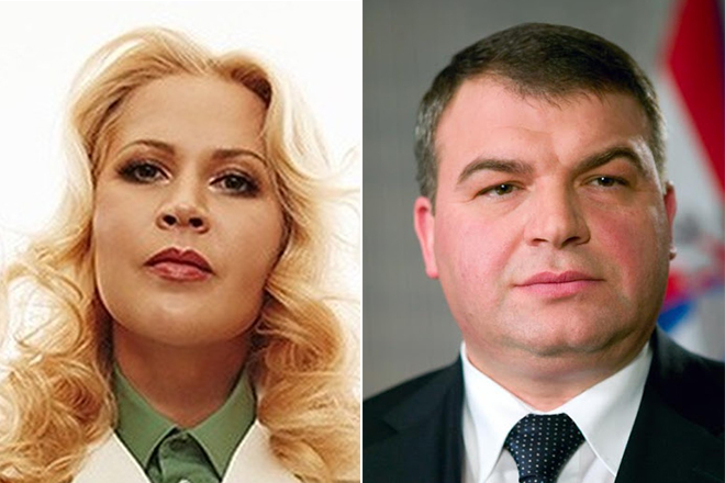 Евгения Васильева и Анатолий Сердюков Евгения Васильева и Анатолий Сердюков