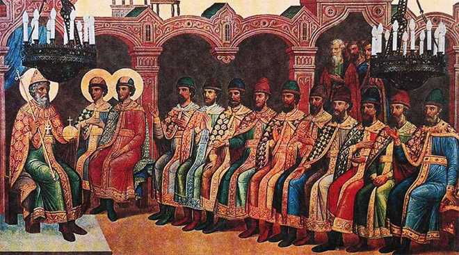 Князь Владимир Святославич с сыновьями Князь Владимир Святославич с сыновьями