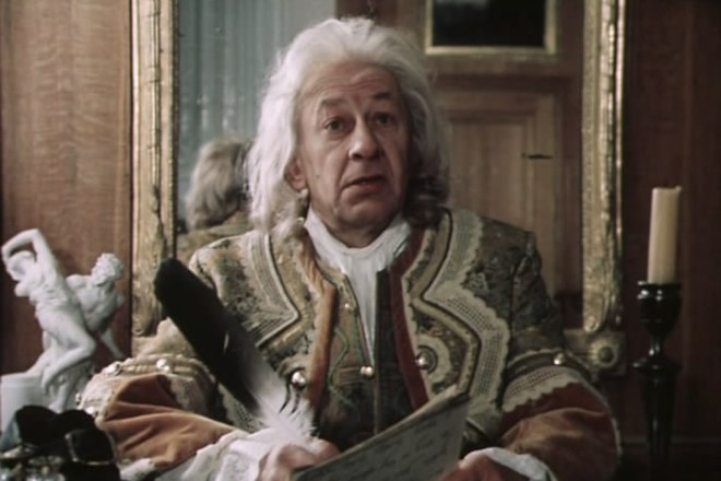 Евгений Евстигнеев в сериале «Гардемарины, вперед!» Евгений Евстигнеев в сериале «Гардемарины, вперед!»