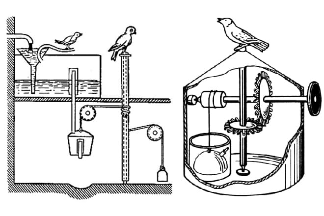Изобретения Архимеда: механическая птичка