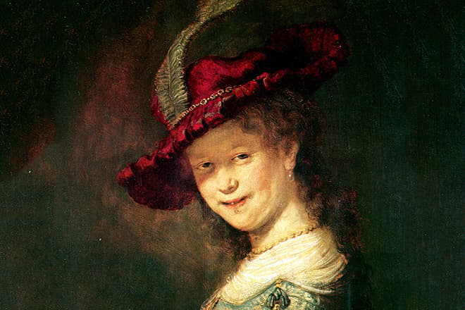 Картина Рембрандта «Портрет Саскии ван Эйленбург»