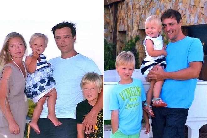 Кевин джеймс с женой и детьми фото