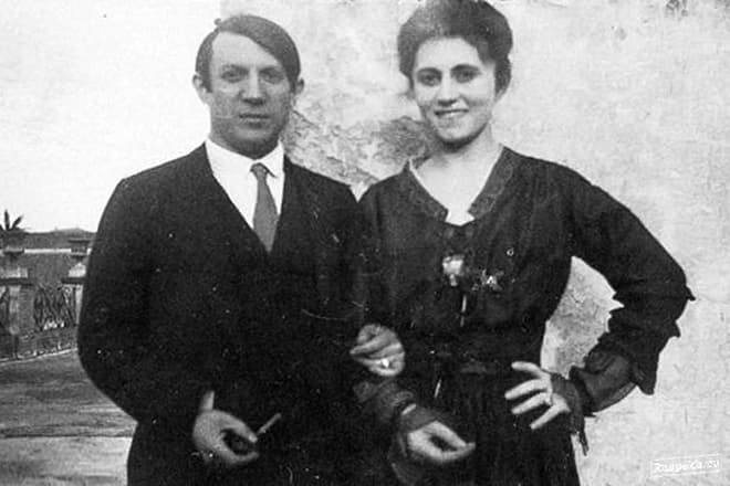 Пабло Пикассо и Ольга Хохлова
