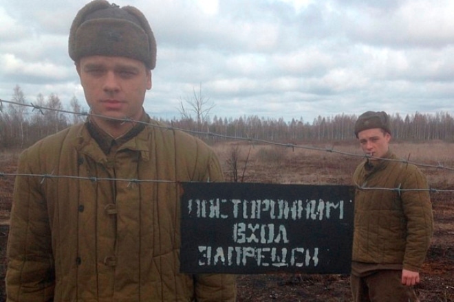 Влад Канопка и Илья Коробко на съемках фильма «Последний рубеж» Влад Канопка и Илья Коробко на съемках фильма «Последний рубеж»