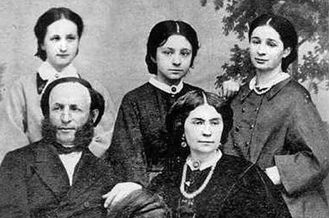 Иван Айвазовский с первой женой и дочерьми