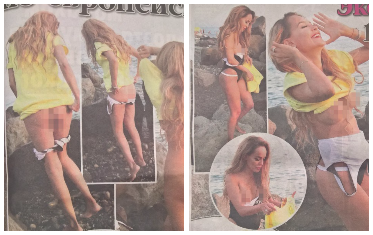 Калашникова прокомментировала публикацию интимных фото на береге