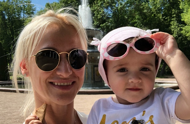 Татьяна Волосожар с дочкой Татьяна Волосожар с дочкой
