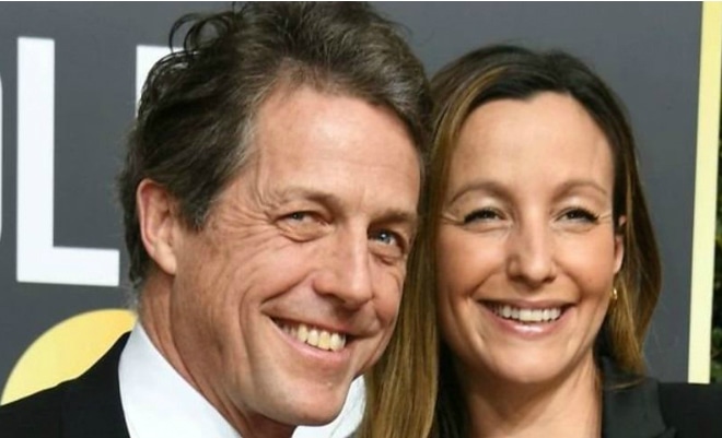 Hugh Grant Anna Eberstein Hugh Grant Anna Eberstein