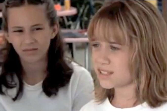 Troian Bellisario (left) in the movie Billboard Dad Troian Bellisario (left) in the movie Billboard Dad