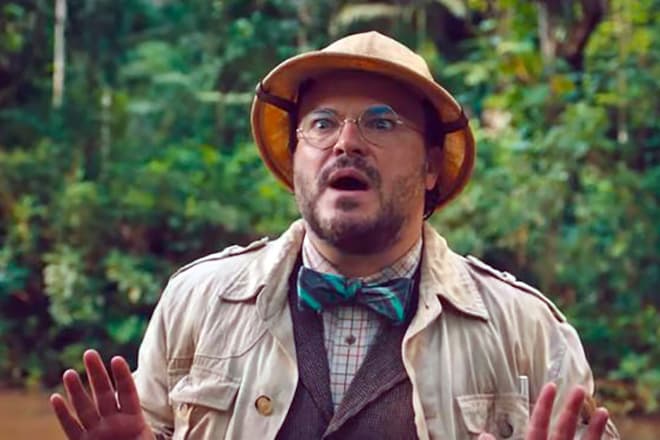 Jack Black in the picture Jumanji: Welcome to the Jungle