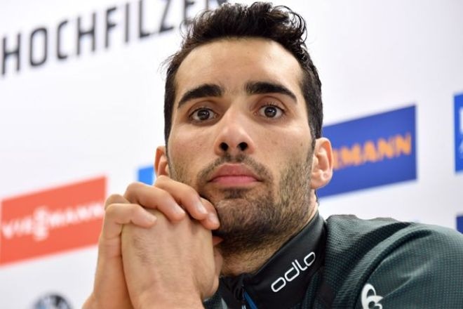 Biathlete Martin Fourcade Biathlete Martin Fourcade