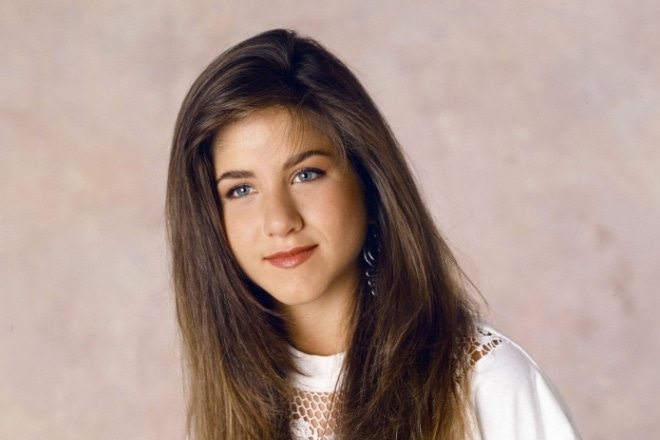 Jennifer Aniston in youth Jennifer Aniston in youth