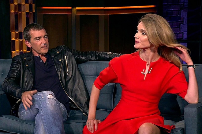 Antonio Banderas and Natalya Vodyanova