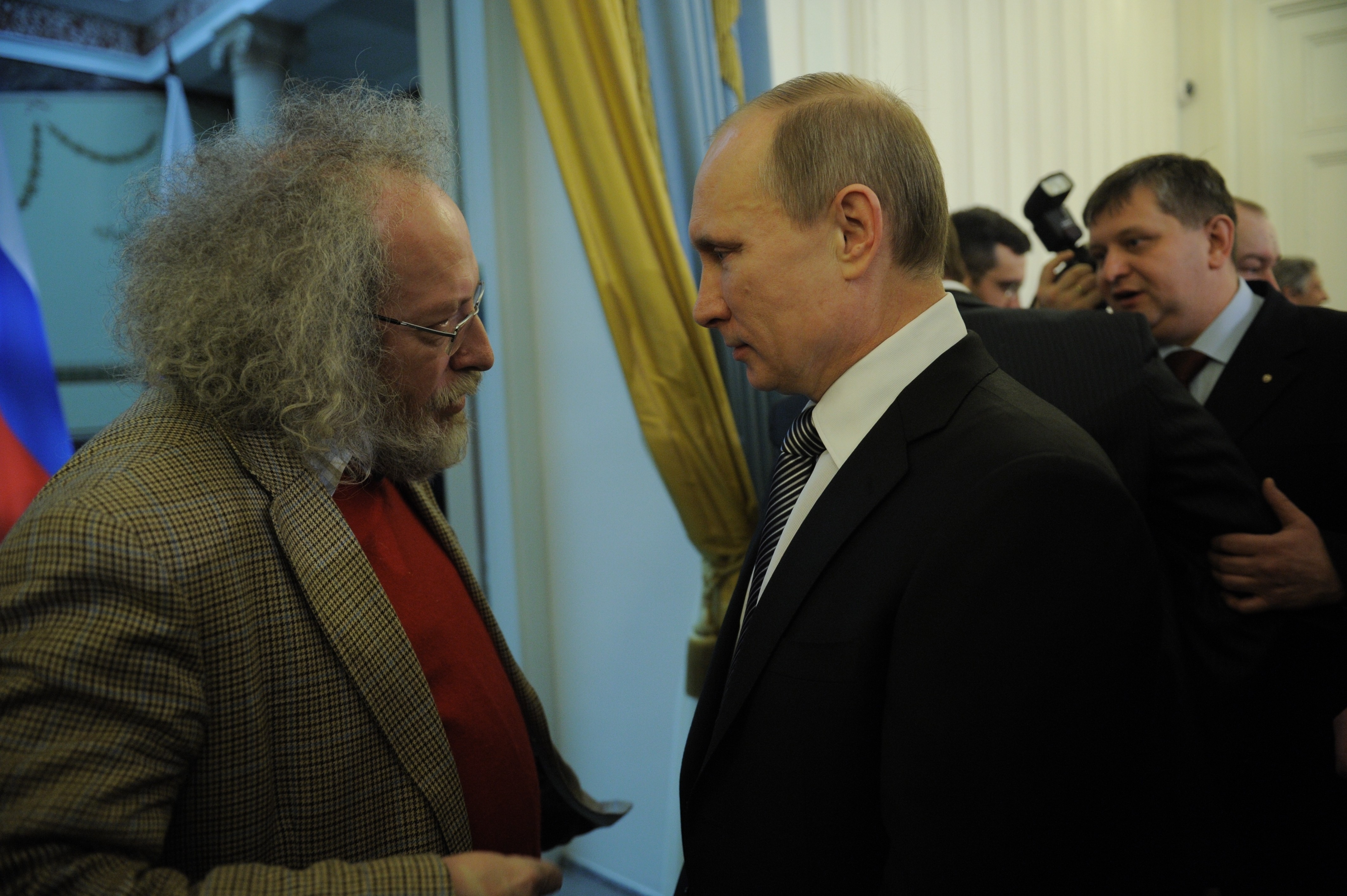 Алексей Венедиктов и Владимир Путин Алексей Венедиктов и Владимир Путин