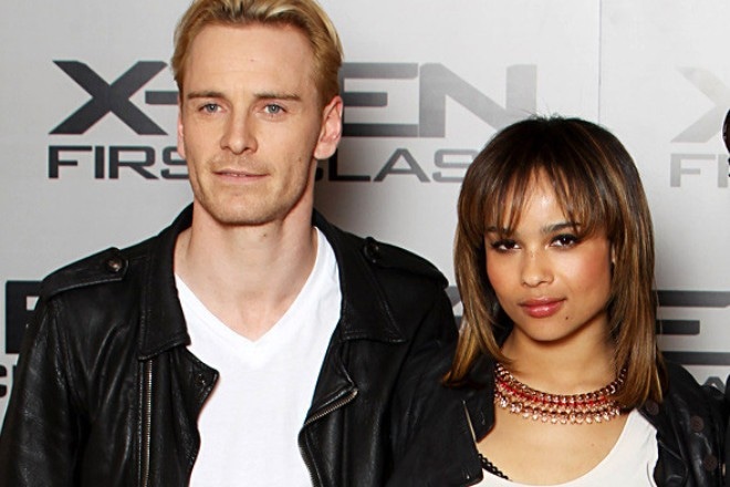 Michael Fassbender and Zoe Kravitz Michael Fassbender and Zoe Kravitz