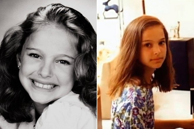 Natalie Portman in childhood Natalie Portman in childhood