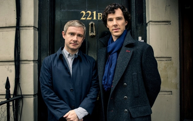 Martin Freeman and Benedict Cumberbatch in the series “Sherlock” Martin Freeman and Benedict Cumberbatch in the series “Sherlock”