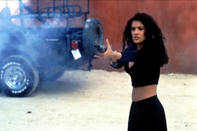 Salma Hayek in the movie “Desperado”