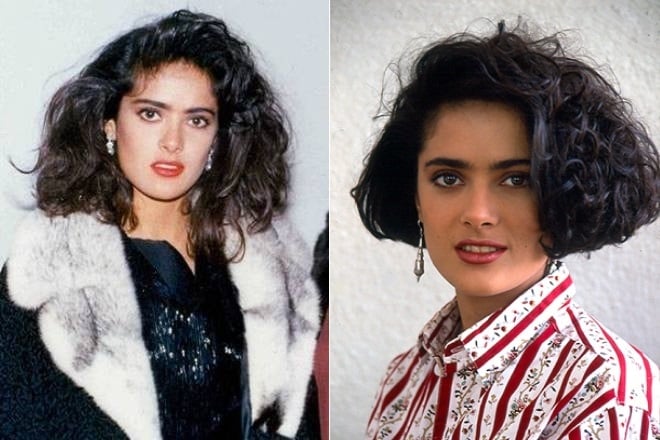 Salma Hayek in her young years