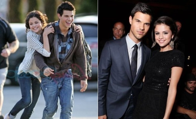 Selena Gomez and Taylor Lautner Selena Gomez and Taylor Lautner