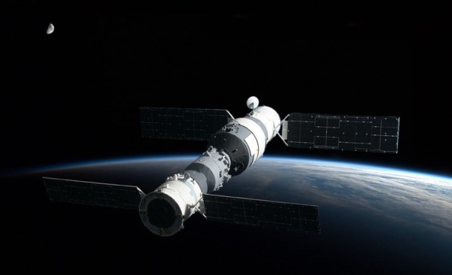 Китайская космическая станция «Тяньгун-1» Китайская космическая станция «Тяньгун-1»