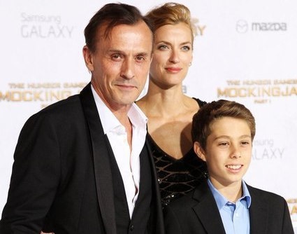 Robert Knepper with his wife Nadine Kary and son Ben Robert Knepper with his wife Nadine Kary and son Ben