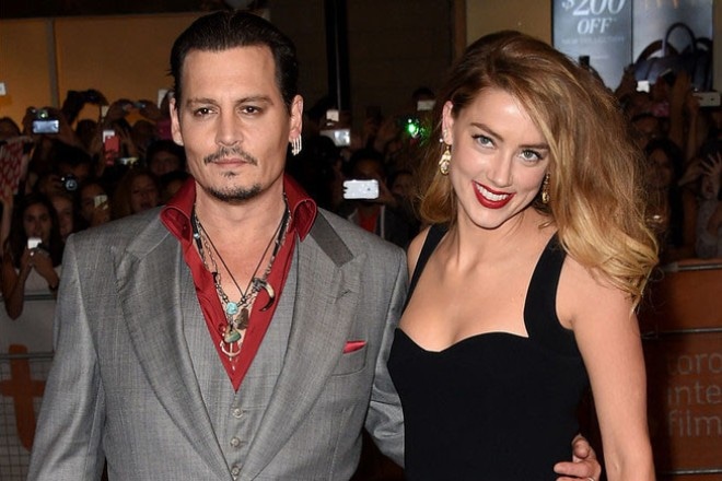 Johnny Depp and Amber Heard Johnny Depp and Amber Heard