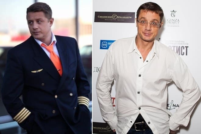 Алексей Макаров до и после похудения
