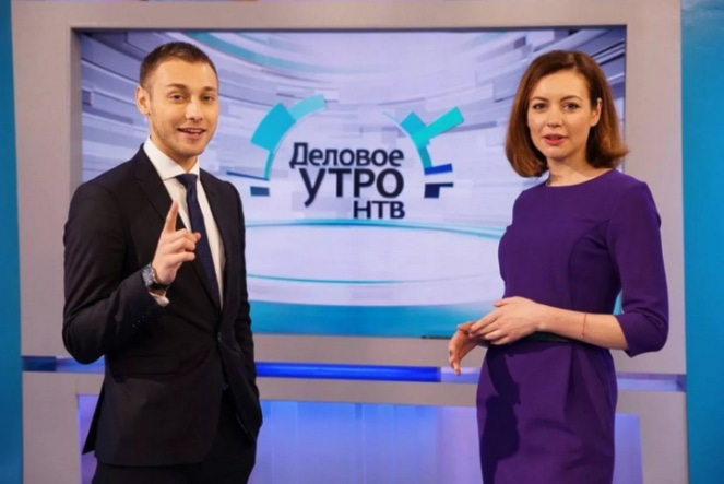 Игорь Лантратов и Татьяна Геворкян в передаче «Деловое утро НТВ» Игорь Лантратов и Татьяна Геворкян в передаче «Деловое утро НТВ»