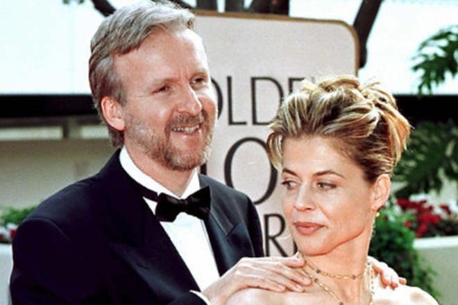 James Cameron and Linda Hamilton James Cameron and Linda Hamilton