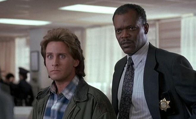 Samuel L. Jackson in the movie “Loaded Weapon” Samuel L. Jackson in the movie “Loaded Weapon”