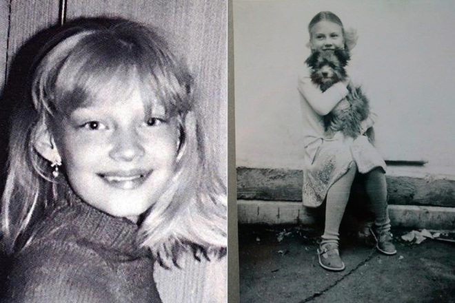 Svetlana Khodchenkova in her childhood Svetlana Khodchenkova in her childhood