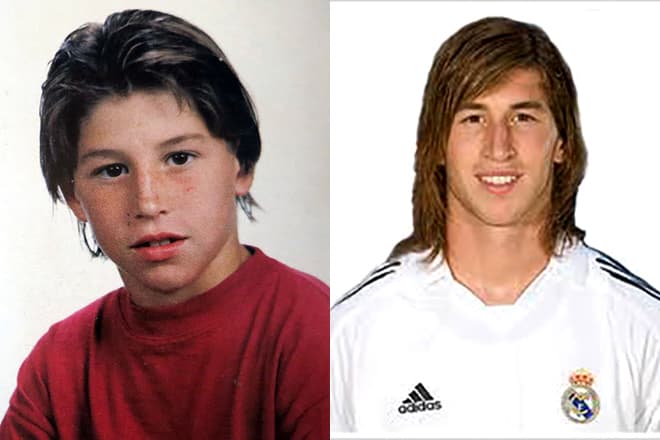 Sergio Ramos in his childhood and youth