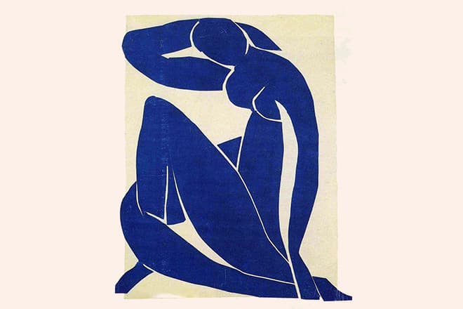Картина Анри Матисса «Голубая обнаженная»