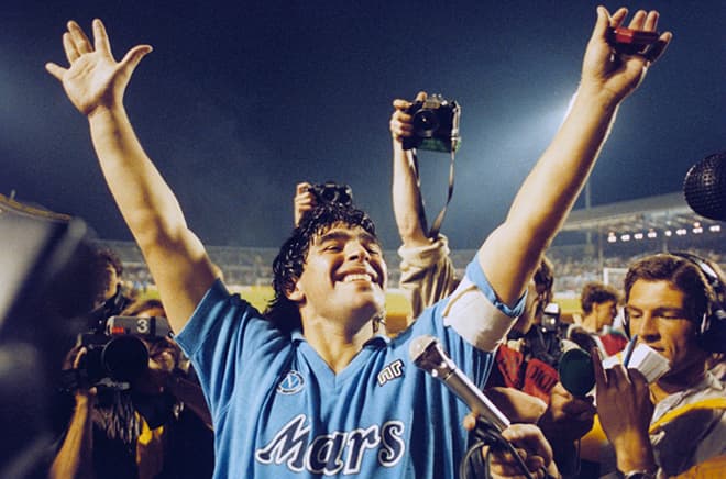 Diego Maradona in Napoli