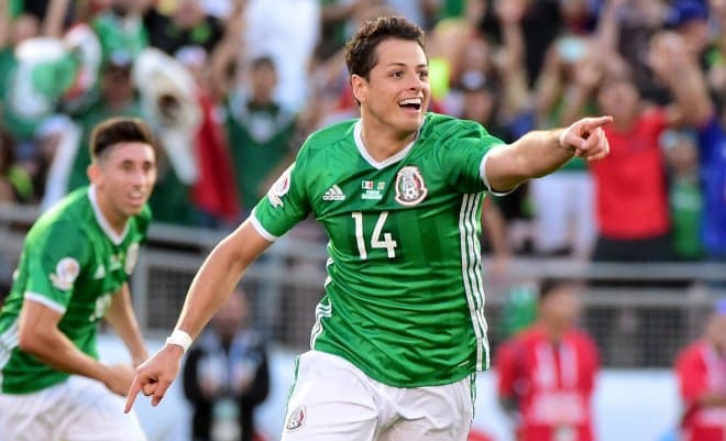 Chicharito in the Mexican national team