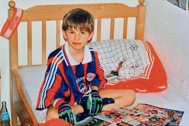 Thomas Muller in his childhood